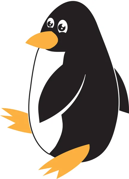 Пингвин ходит — стоковый вектор