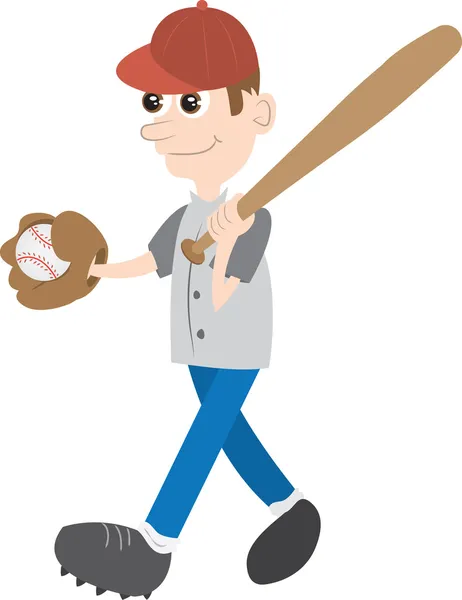 Baseball kid — Stockový vektor