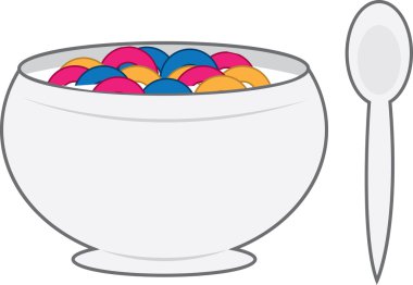 Bowl of Cereal clipart