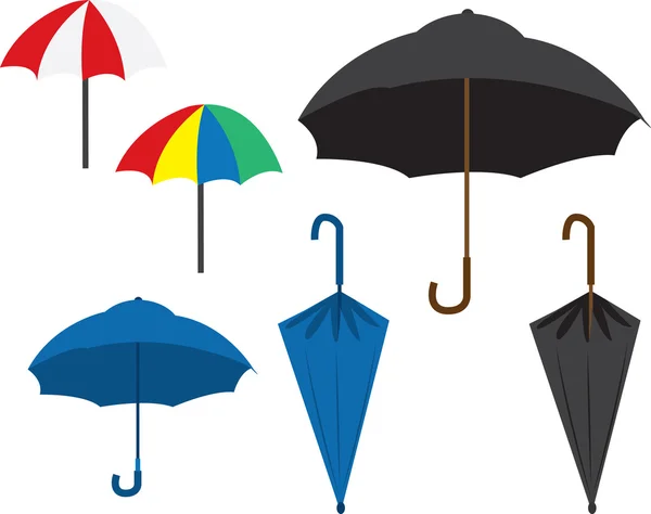 Regenschirme — Stockvektor