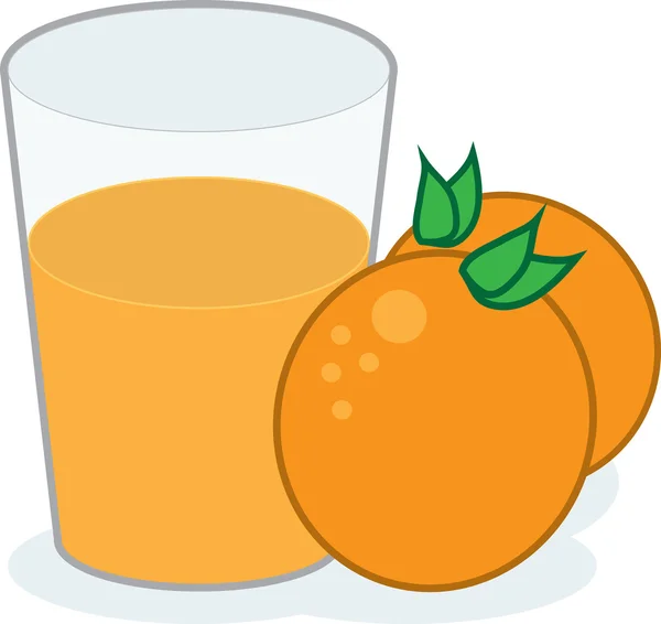 Orange Juice — Stock Vector