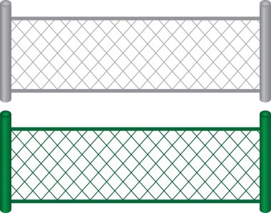 Chain link fence clipart