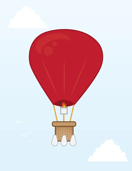 Αερόστατο θερμού αέρα — Διανυσματικό Αρχείο