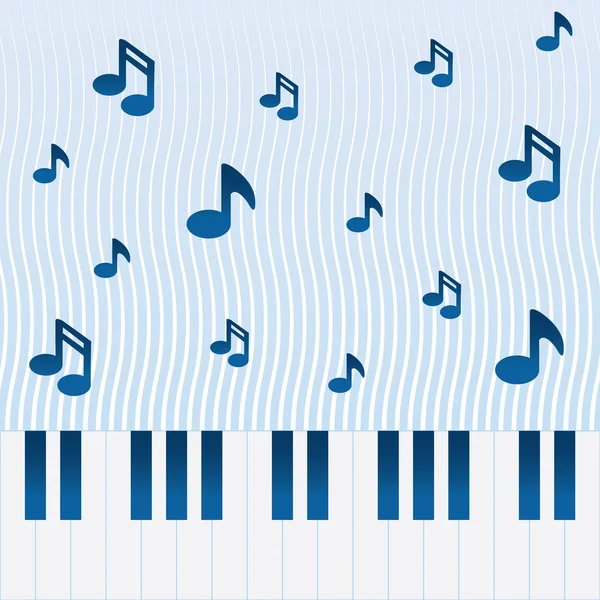 Piyano müziği — Stok Vektör