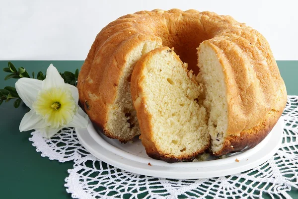 Gâteau de Pâques traditionnel appelé "babka " — Photo