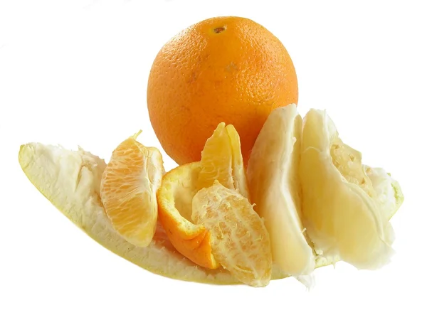 Orangen und Pomelos — Stockfoto