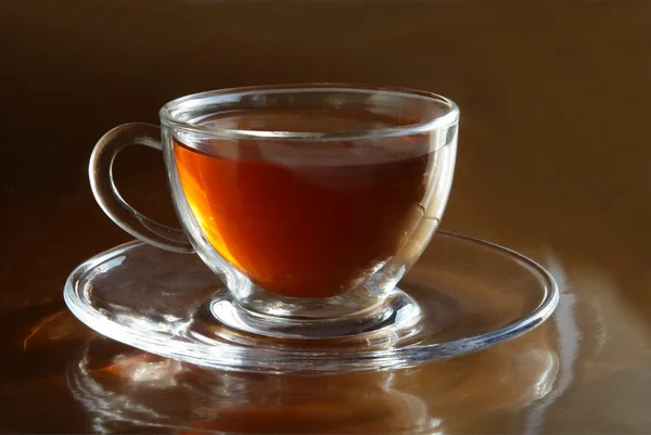 Bir fincan sıcak çay. — Stok fotoğraf