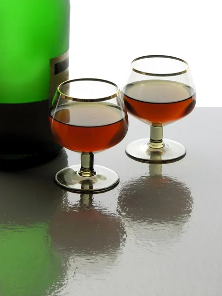 Brandy in bicchieri — Foto Stock