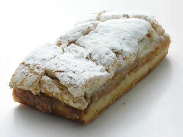 Bolo de frutas com maçãs — Fotografia de Stock