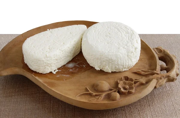 白のカッテージ チーズ — ストック写真