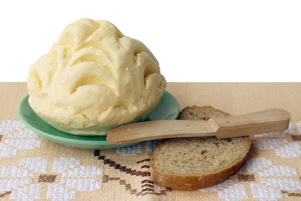 Chléb a máslo — Stock fotografie