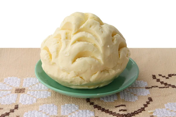 집에서 만든 코 티 지 버터 — 스톡 사진