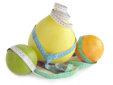 Citrus fruits for slimming diet clipart