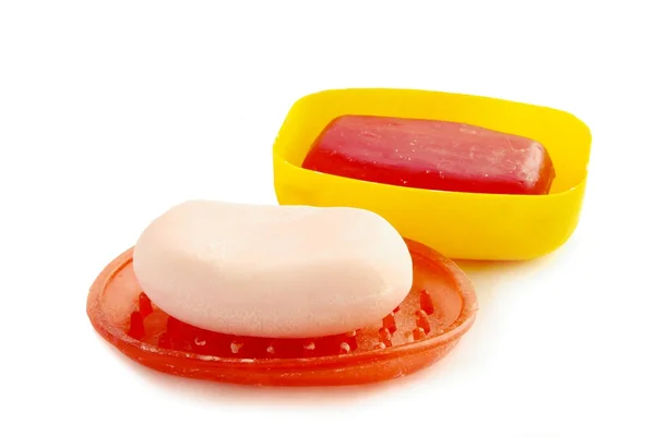 Red and pink soaps — Stock Photo, Image