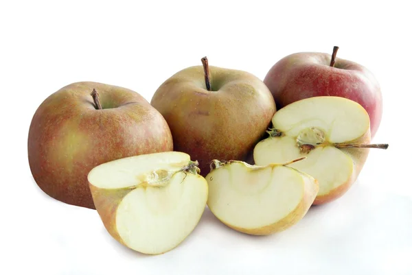 凝乳酶的苹果 — 图库照片