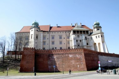 Krakow'daki krallar Wawel Kalesi