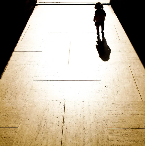 stock image Kid in the shadow