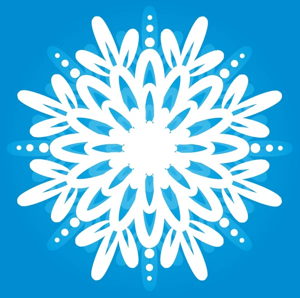 Νιφάδα χιονιού φόντο χειμώνα — Φωτογραφία Αρχείου
