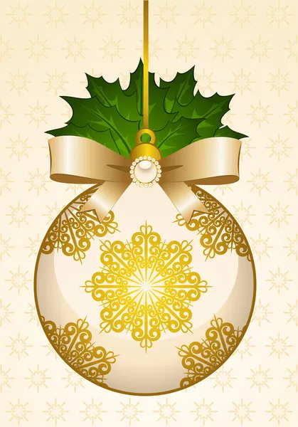 Christmas bollar dekoration glad Nyåren småsak — Stock vektor