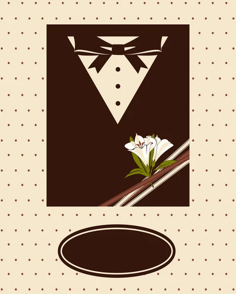 Винтажный фон с туфельной рубашкой и галстуком крупным планом — стоковое фото