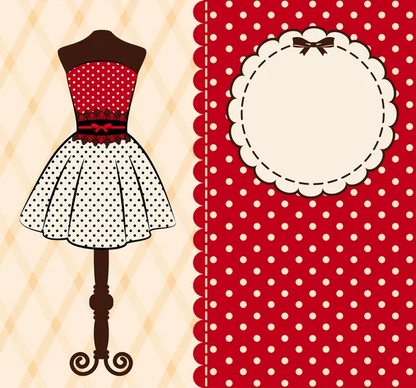 Fundo vintage com ornamentos de renda — Vetor de Stock