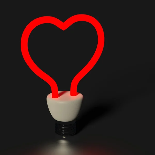 Luz do coração — Fotografia de Stock