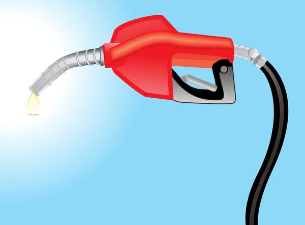 Abstrakta tankar bensin pump handtag — Stock vektor