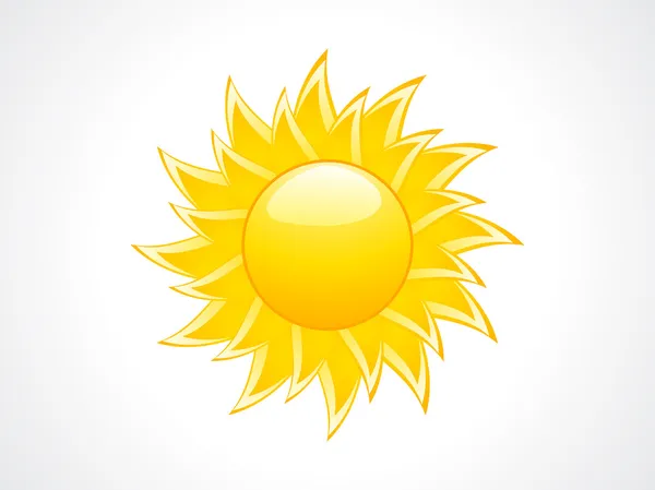 Abstract sun icon — Stock Vector