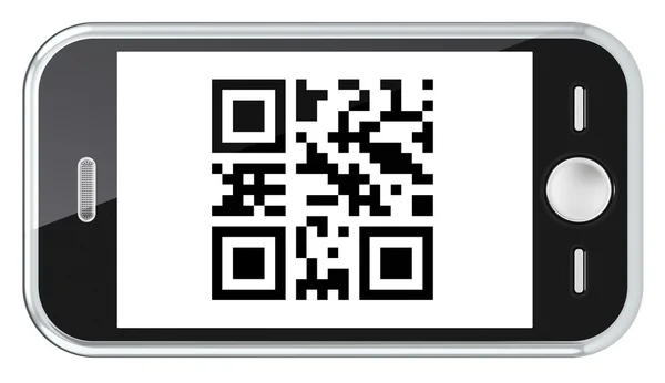 Qr varredura de código . — Fotografia de Stock