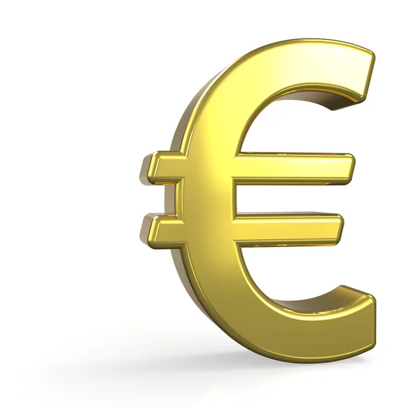 Символ євро — стокове фото