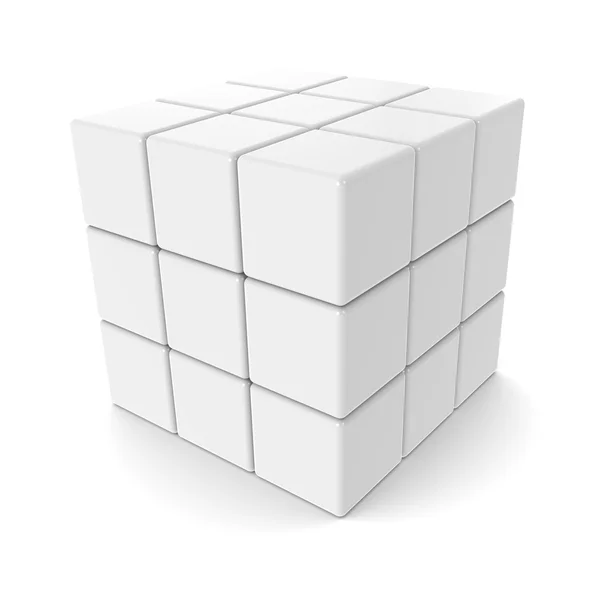 A with Cube. — Stock Photo, Image