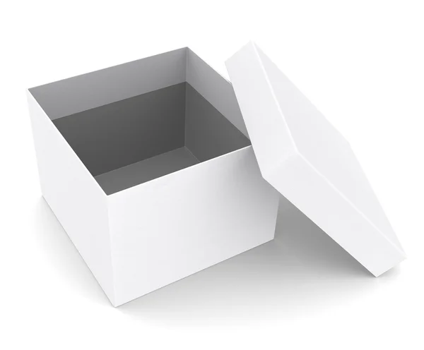 Caja. Blanco — Foto de Stock