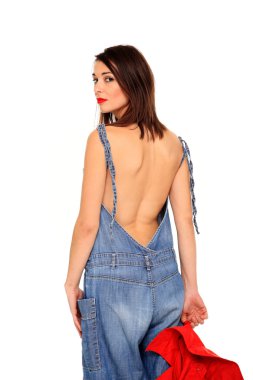 Kızı geri görünüyor