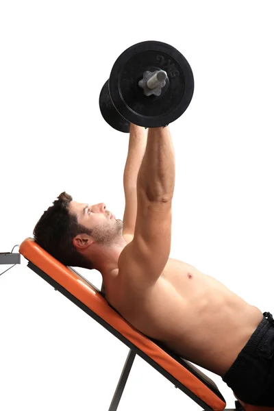 Body building workout — Stock Photo, Image