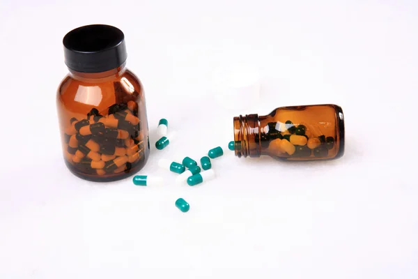 Medicijn pillen fles — Stockfoto
