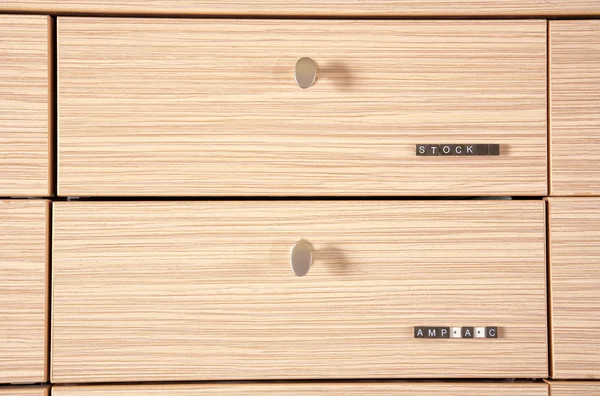 Stock drawer — Stock Photo, Image