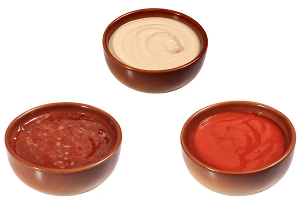 Mix of sauces — Stock Photo, Image