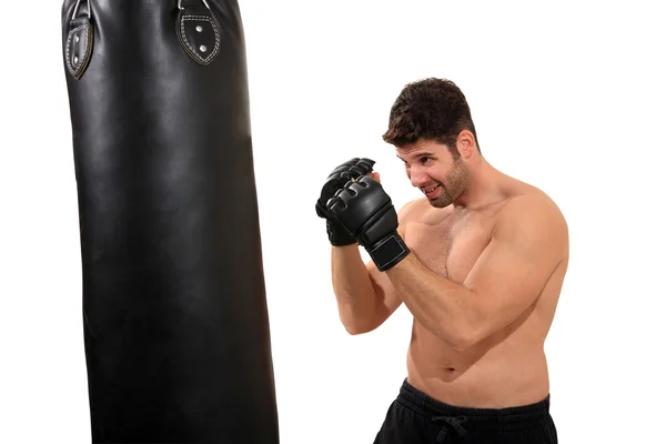 Тренировки боксёров — стоковое фото