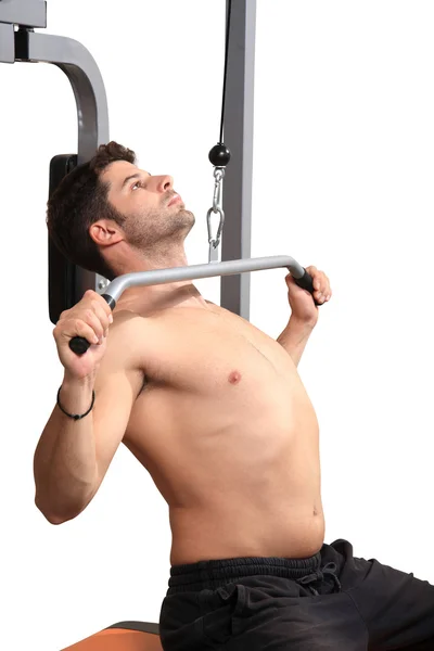 Bodybuilder-Training — Stockfoto