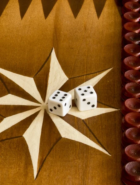A backgammon játék — Stock Fotó