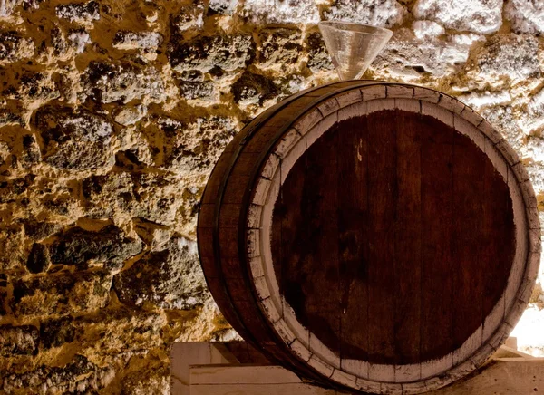 Um barril de vinho Fotografia De Stock