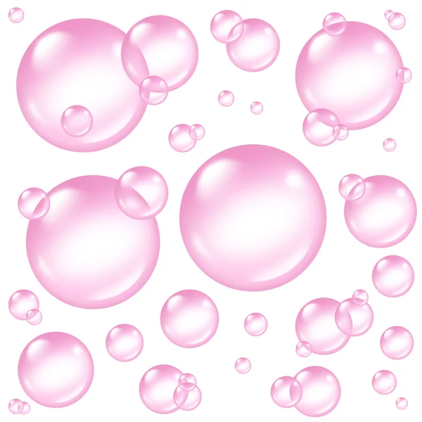 Элементы дизайна розовых пузырей — стоковое фото