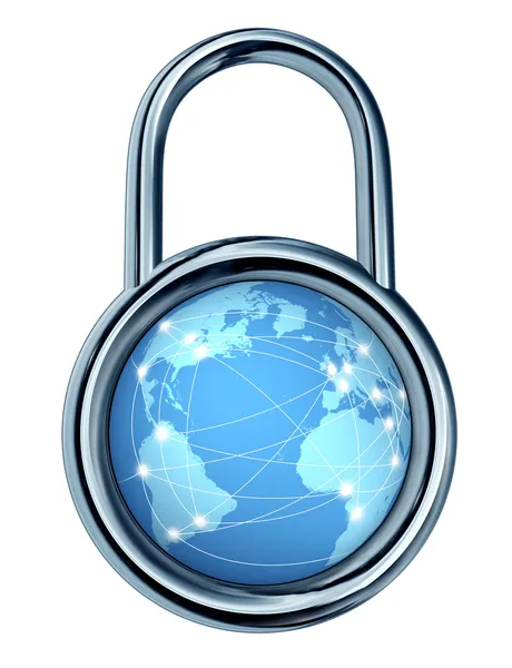 Internet Security Lock — Stock Photo, Image