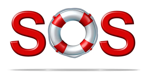 Ayuda de SOS — Foto de Stock