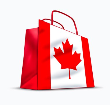 Canadian shopping clipart