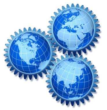 World Economy Connections clipart