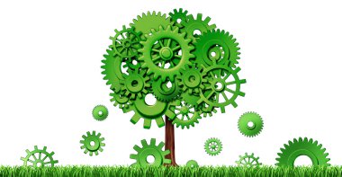 Industrial growth clipart