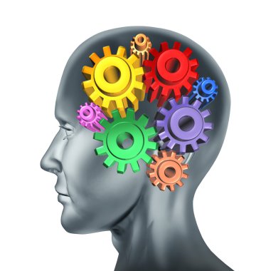 Brain function and intelligence clipart