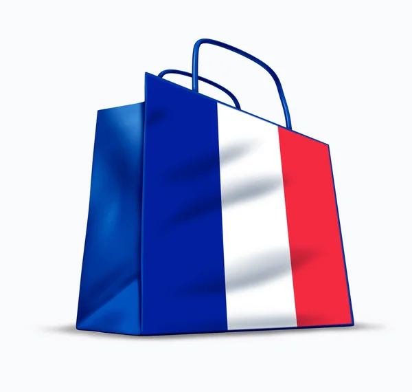 Zakupy we Francji — Zdjęcie stockowe