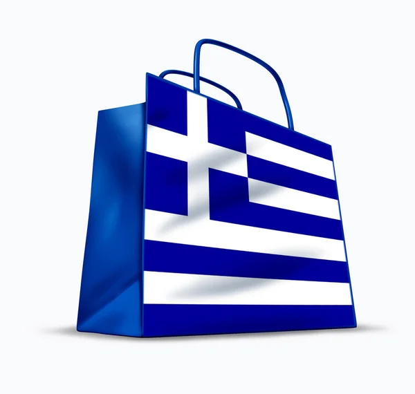Shopping greco — Foto Stock
